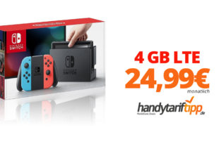 Nintendo Switch mit 4 GB LTE nur 24,99€