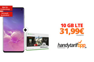 Galaxy S10 & Xbox One S mit 10 GB LTE nur 31,99€