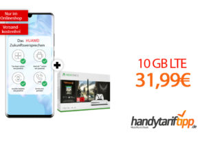 HUAWEI P30 Pro Dual & Xbox One S mit 10GB LTE nur 31,99€