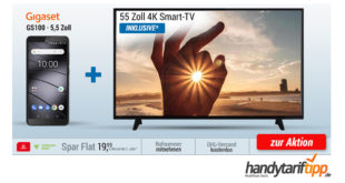 55 Zoll UHD TV + Smartphone im Schnitt nur 26,24€ mtl.