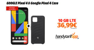 GOOGLE Pixel 4 & Google Pixel 4 Case mit 10 GB LTE nur 36,99€