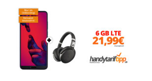 P20 Pro & Sennheiser HD 4.50 mit 6 GB LTE im Telekom Netz nur 21,99€