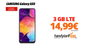 Galaxy A50 mit 3 GB LTE nur 14,99€