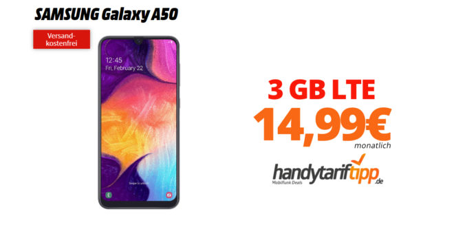 Galaxy A50 mit 3 GB LTE nur 14,99€