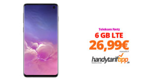 Galaxy S10 mit 6 GB LTE Telekom nur 26,99€