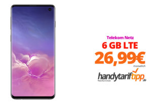 Galaxy S10 mit 6 GB LTE Telekom nur 26,99€