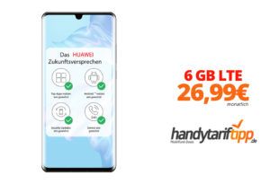 HUAWEI P30 Pro mit 6 GB LTE im Telekom Netz nur 26,99€