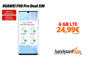 HUAWEI P30 Pro mit 6 GB LTE nur 24,99€