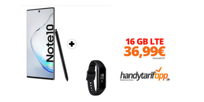 Samsung Note10 & Samsung Galaxy Fit e mit 16 GB LTE nur 36,99€
