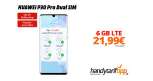 HUAWEI P30 Pro mit 6 GB LTE im Telekom Netz nur 21,99€