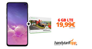 Galaxy S10e & Xbox One S 1TB mit 6 GB LTE im Telekom Netz nur 19,99€