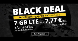 7 GB LTE & Allnet-Flat & monatlich kündbar- nur 7,77€