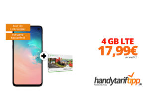 Galaxy S10e & Xbox One S 1TB mit 4 GB LTE nur 17,99€