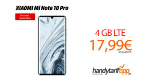 XIAOMI Mi Note 10 Pro mit 4GB LTE nur 17,99€