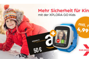 GPS-SMARTWATCH FÜR KINDER mit 60€ Amazon Gutschein 4,99€ mtl.