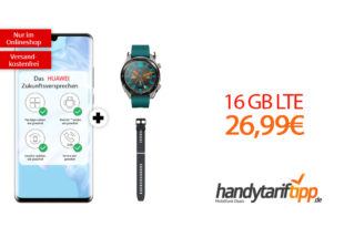 HUAWEI P30 Pro & Watch GT Active mit 16GB LTE nur 26,99€