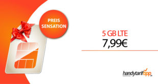 5GB LTE Allnet & monatlich kündbar nur 7,99€