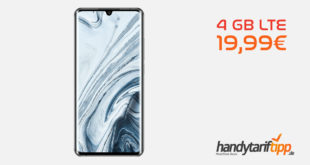 XIAOMI Mi Note 10 Pro mit 4 GB LTE nur 19,99€