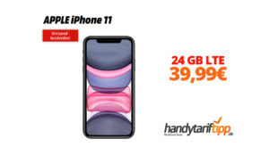 APPLE iPhone 11 mit 24GB LTE nur 39,99€