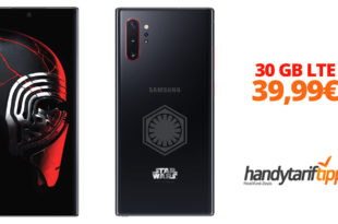 Galaxy Note10+ Star Wars Special Edition mit 30GB LTE nur 39,99€