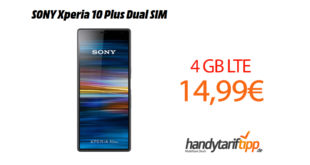 SONY Xperia 10 Plus mit 4 GB LTE nur 14,99€