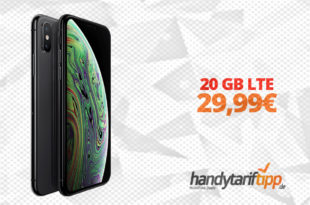 iPhone XS & Powerbank mit 20 GB LTE nur 29,99€