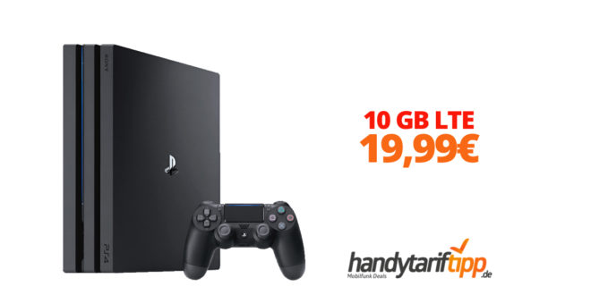 PlayStation 4 Pro mit 10 GB LTE nur 19,99€
