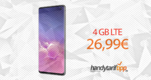 Samsung Galaxy S10 mit 4 GB LTE nur 26,99€