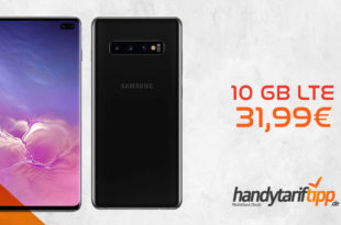 Galaxy S10Plus mit 10GB LTE nur 31,99€