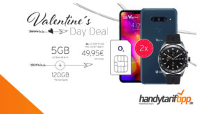 [Partner Deal] 2x LG V40 ThinQ & LG W7 Watch mit 5 GB und 120 GB LTE nur 42,48€