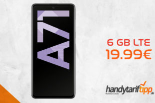 Galaxy A71 mit 6 GB LTE nur 19,99€