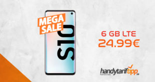 Galaxy S10 mit 6 GB LTE nur 24,99€