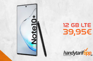 Galaxy Note10Plus mit 12 GB LTE Telekom eff. 39,95€