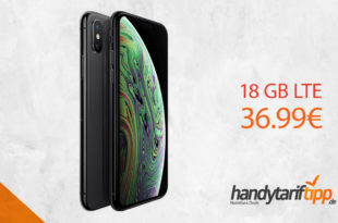 APPLE iPhone XS mit 18 GB LTE nur 36,99€