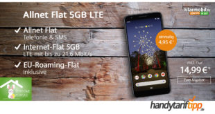 Google Pixel 3A mit 5 GB LTE nur 14,99€