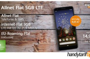 Google Pixel 3A mit 5 GB LTE nur 14,99€