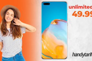 HUAWEI P40 Pro mit unlimited MAX nur 49,99€