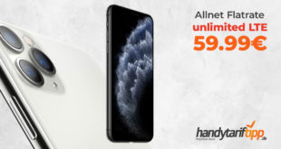 Apple iPhone 11 Pro mit O2 Free Unlimited Max nur 59,99€