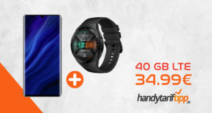 Huawei P30 Pro New Edition & Smartwatch GT2e mit 40 GB LTE nur 34,99€