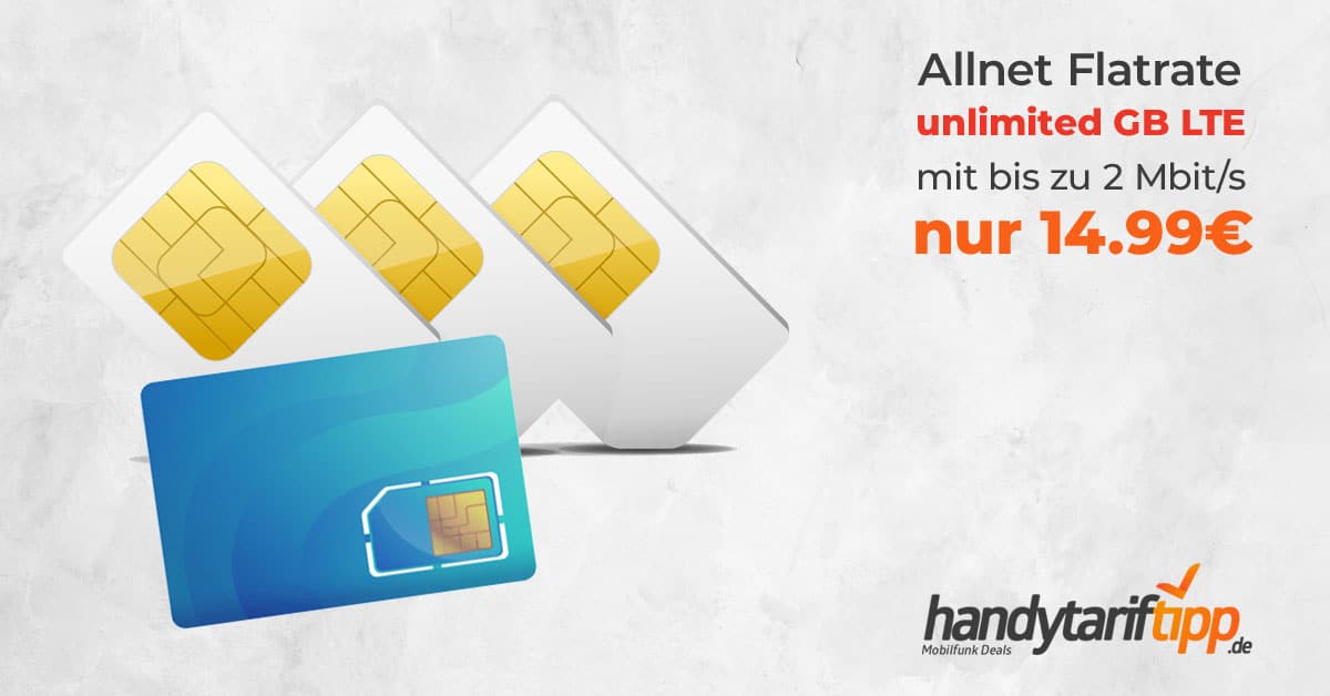 o2 Free Unlimited Basic nur 14,99€ - HandyTarifTipp