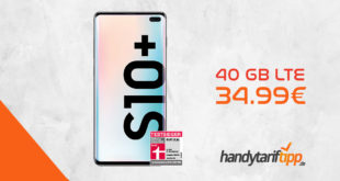 Samsung Galaxy S10+ [S10Plus] mit 40 GB LTE nur 34,99€