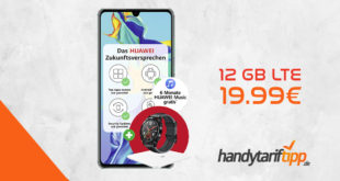 HUAWEI P30 & Huawei Watch GT & Körperfettwaage & 6 Monate Huawei Music mit 12 GB LTE nur 19,99€