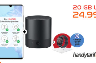 HUAWEI P30 Pro Dual SIM & Huawei Mini Speaker & Watch GT & Körperfettwaage mit 20 GB LTE nur 24,99€