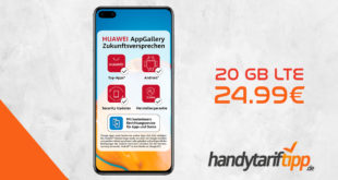 HUAWEI P40 mit 20 GB LTE nur 24,99€