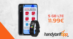 Huawei P40 Lite 128 GB & Huawei Band 4 Pro mit 5 GB LTE nur 11,99€