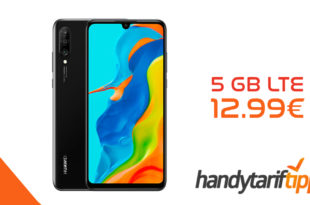 Huawei P30 lite New Edition 256 GB mit 5 GB LTE nur 12,99€ mtl.