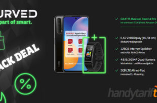 Huawei P Smart 2021 mit Blau Allnet L (5GB LTE) & Huawei Band 4 Pro nur 12,99€ monatlich