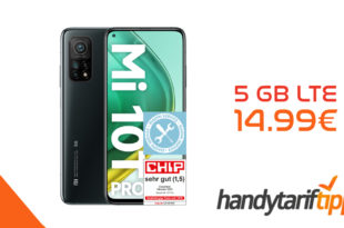 Xiaomi Mi 10T Pro (128 GB) 5G für 179€ Zuzahlung mit Otelo Allnet-Flat Go (5 GB LTE) für 14,99€ mtl - Effektivpreis => 1,03€ monatlich