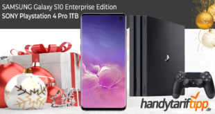 SAMSUNG Galaxy S10 Enterprise Edition & SONY Playstation 4 Pro mit 10 GB LTE nur 24,99€