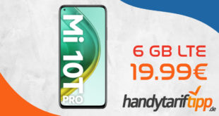Xiaomi Mi 10T Pro mit 6 GB LTE nur 19,99€ monatlich
